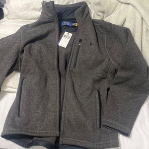 Brand new with tags polo Ralph Lauren full zip sweater.
